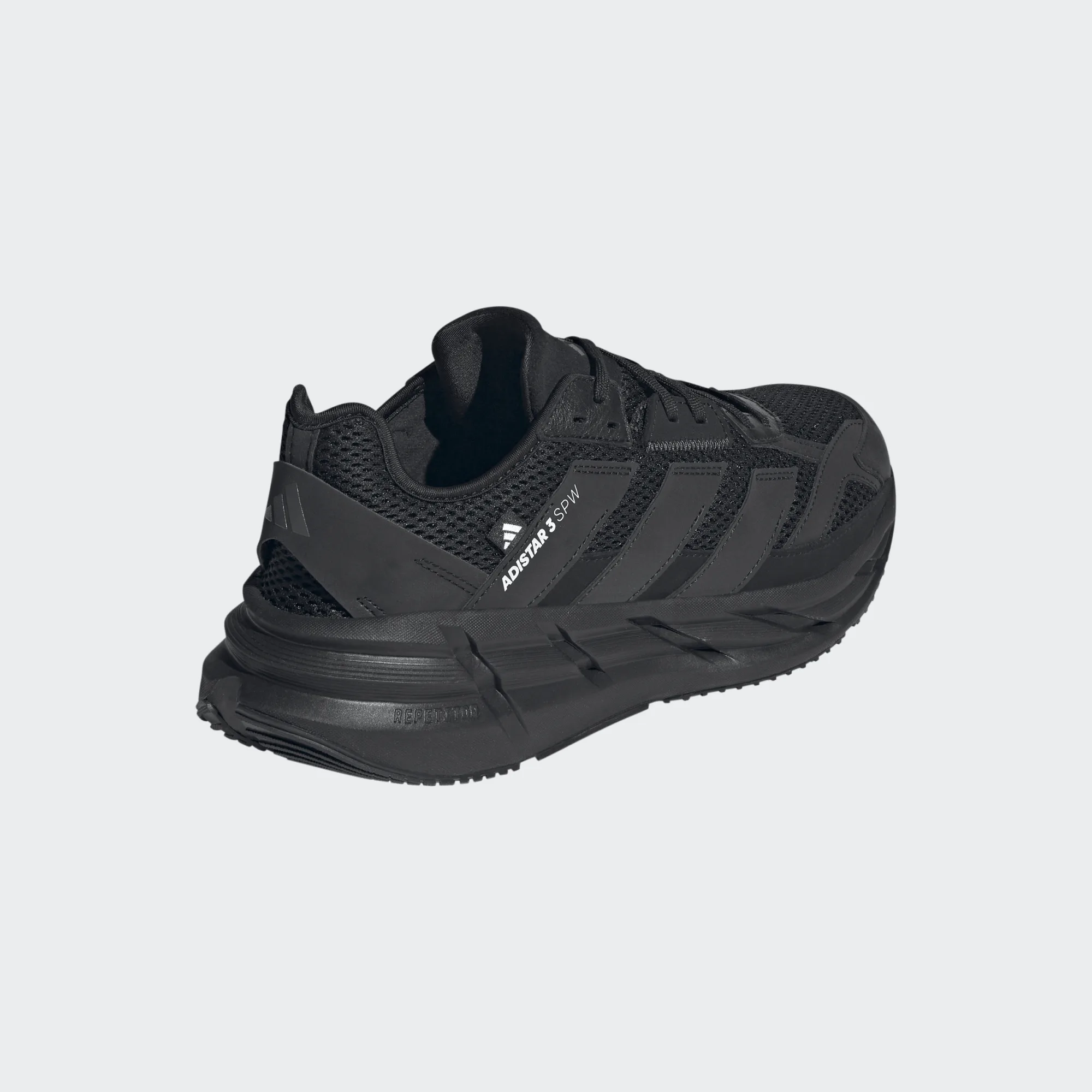 Adidas Men's Adistar 3 Sportswear Core Black Core Black Grey Six JQ0755 - Image 5