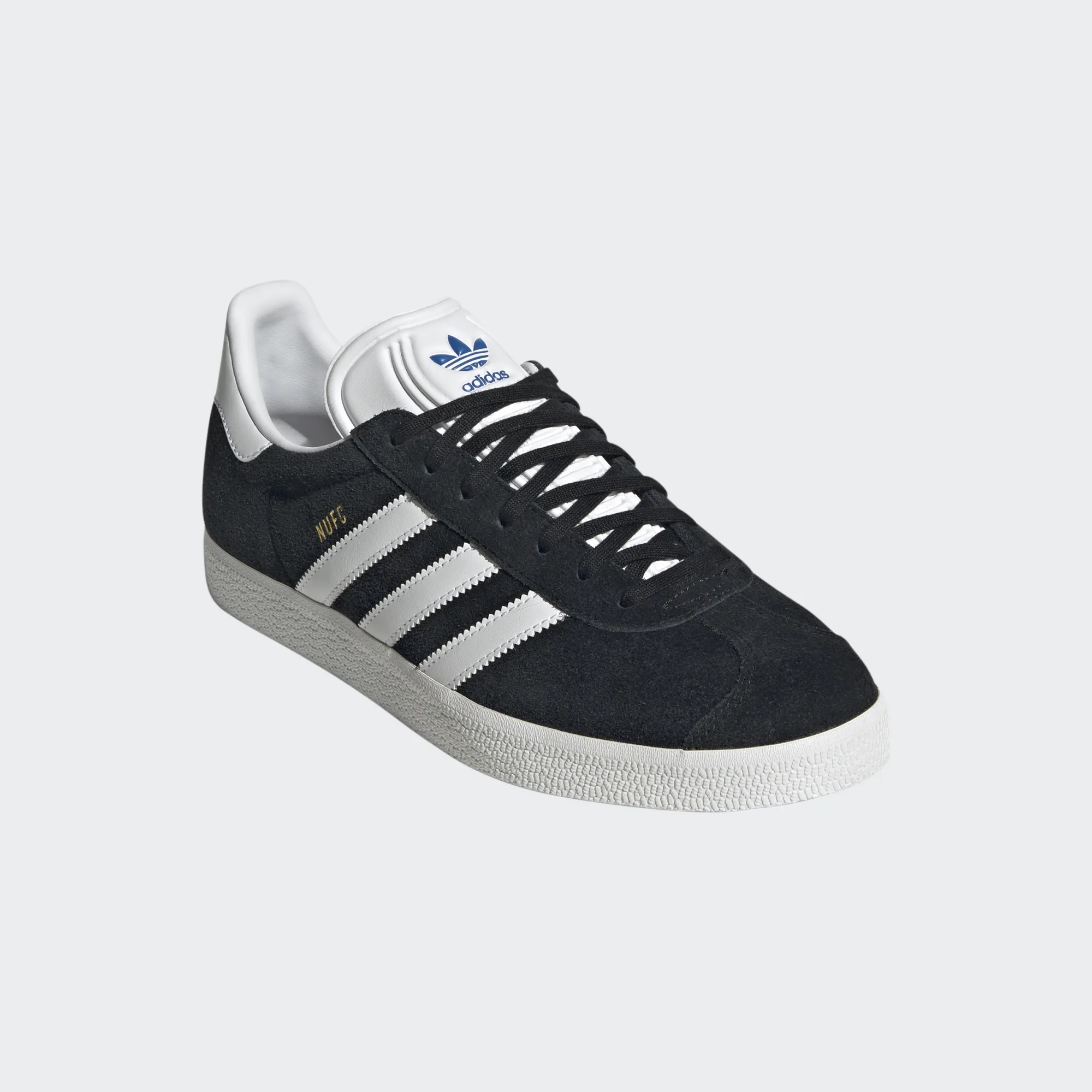 Adidas Men's Gazelle Newcastle United FC Core Black Cloud White Blue JR6353 - Image 3