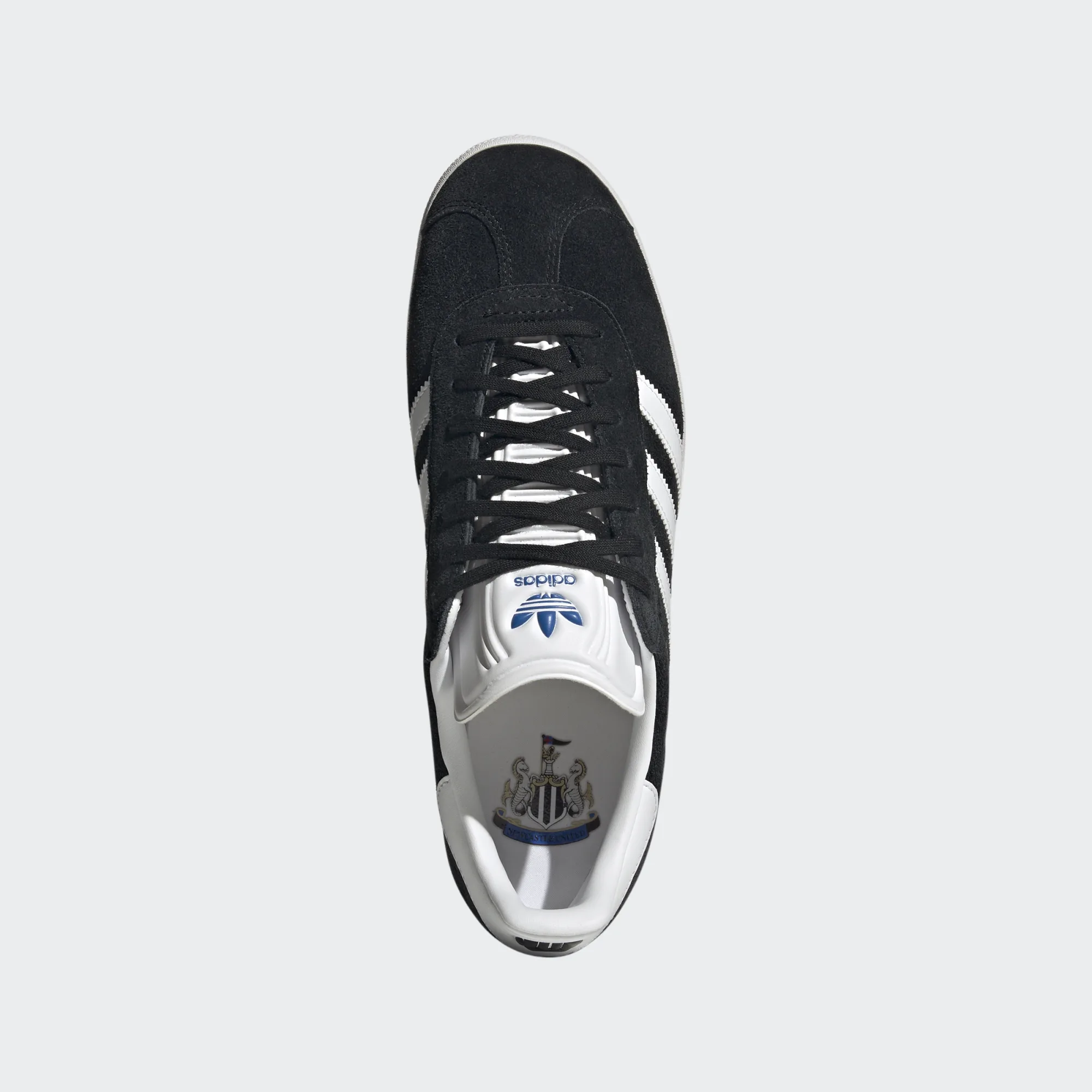 Adidas Men's Gazelle Newcastle United FC Core Black Cloud White Blue JR6353 - Image 4