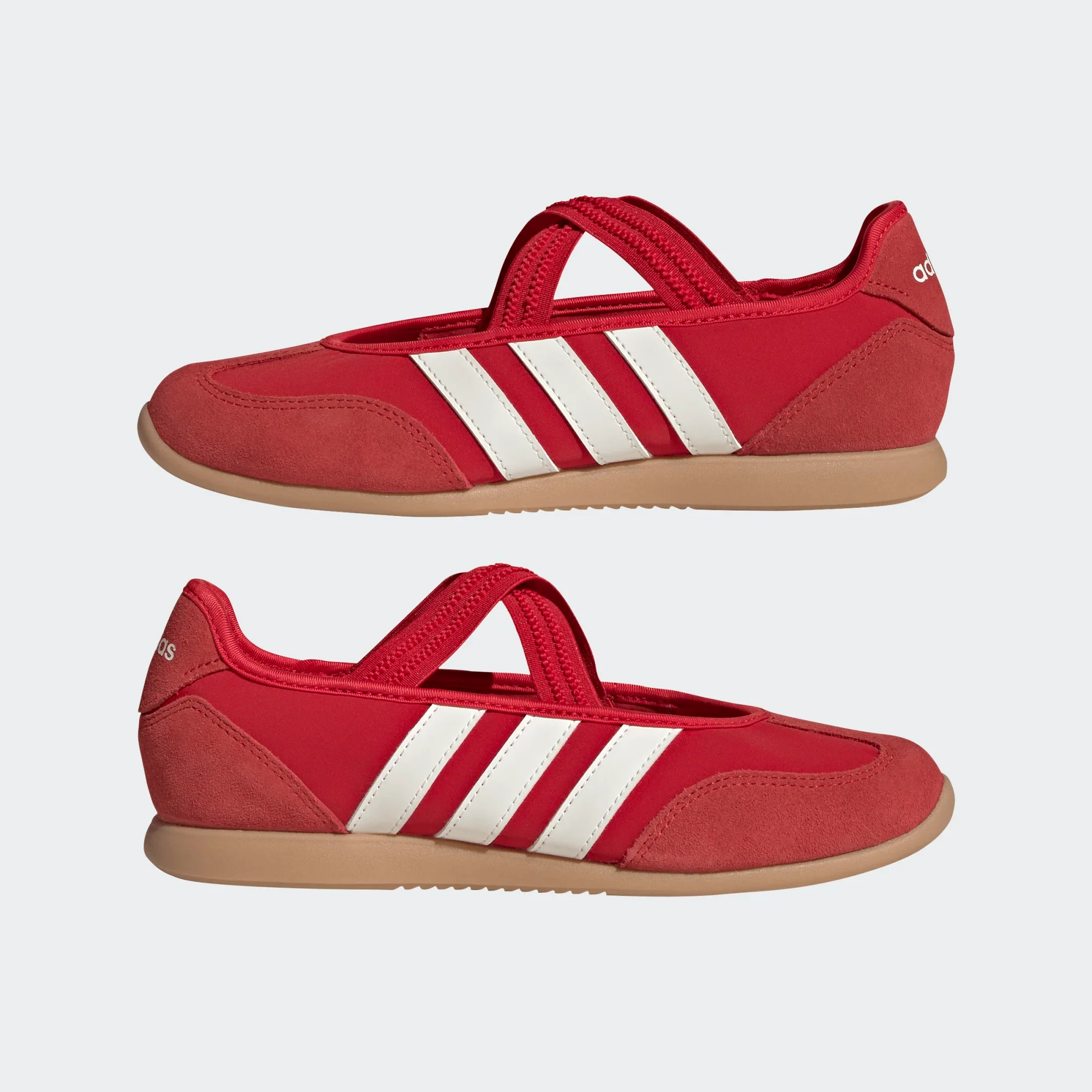 Adidas Women's Barreda Mary Jane Better Scarlet Off White Gum 3 HQ7398 - Image 6