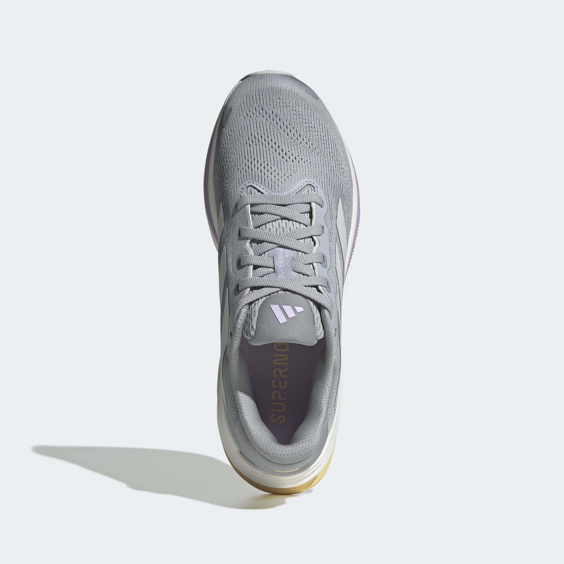 Adidas Women's Supernova Rise 2 Halo Silver Dash Grey Powder Plum JQ7689 - Image 5