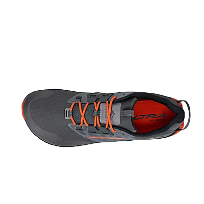 Altra Men’s Lone Peak Low 2 All-Wthr Gray Orange - Image 4