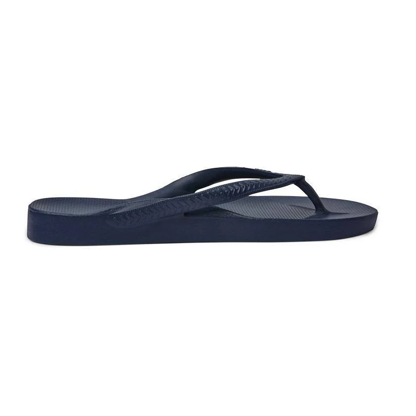 Archie's  Support Flip Flops Navy - Image 5