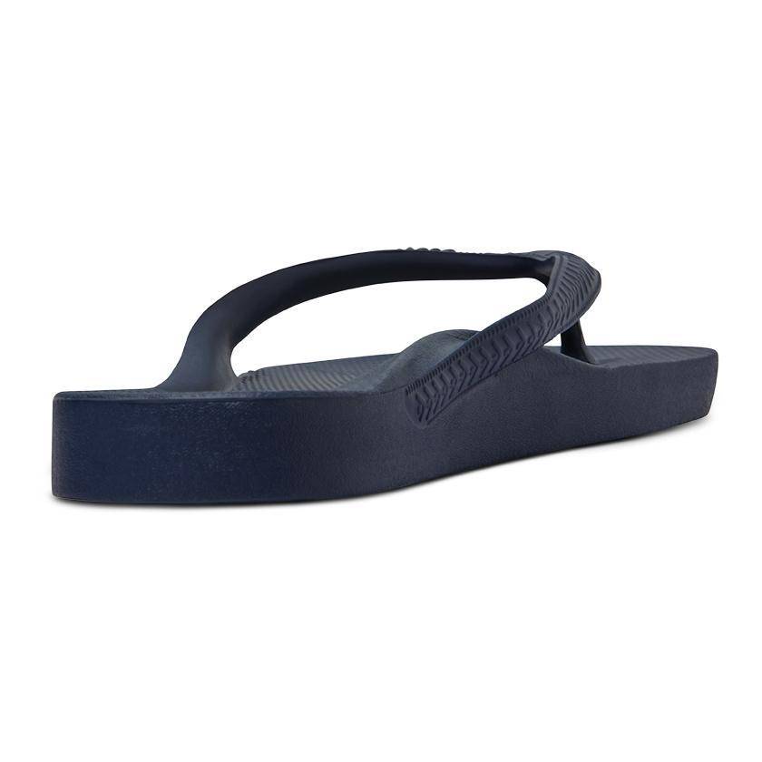 Archie's  Support Flip Flops Navy - Image 6