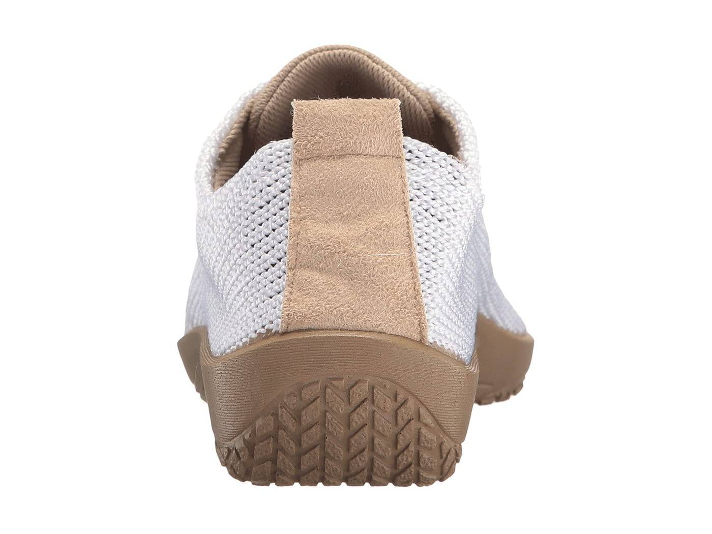 Arcopedico Women's LS White Vegan Knit Lace-Up - Image 6