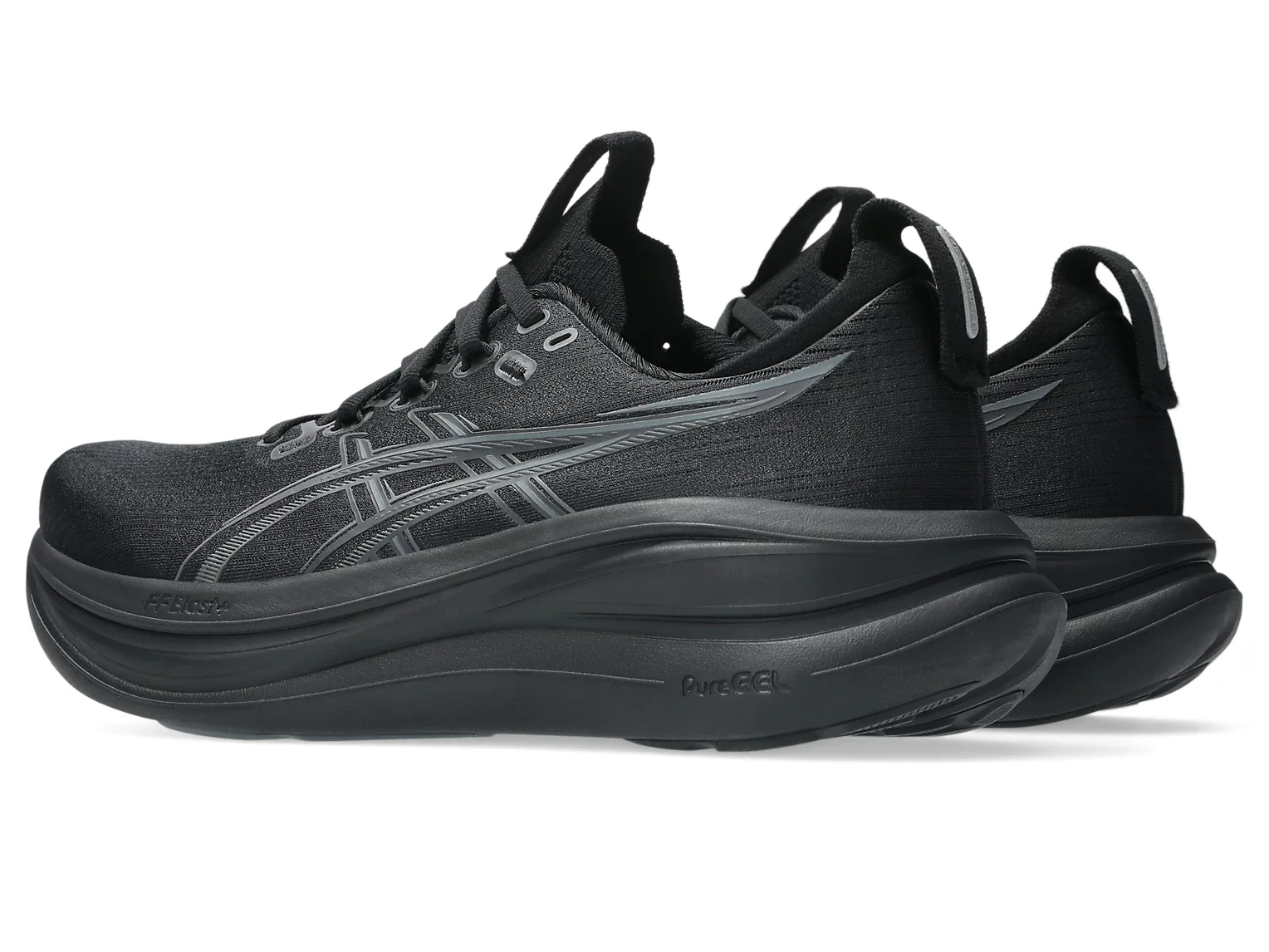 Asics Men's Gel Nimbus 28  Black Graphite Grey - Image 3