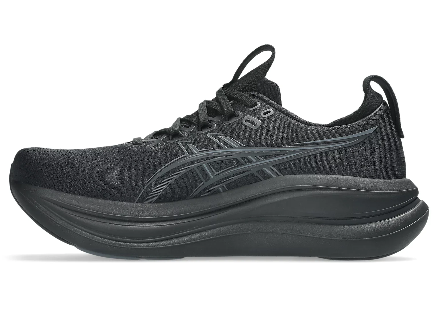 Asics Men's Gel Nimbus 28  Black Graphite Grey - Image 4