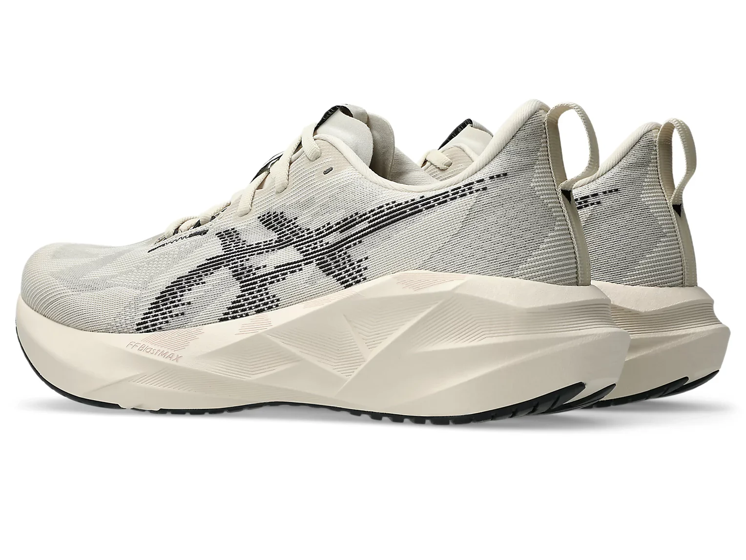 Asics Men's Novablast 5 Oatmeal Black - Image 4
