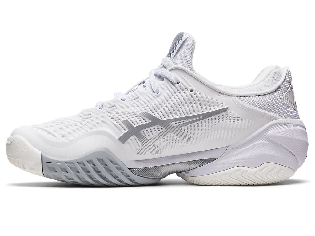 Asics Women’s Court FF3 White Pure Silver - Image 3