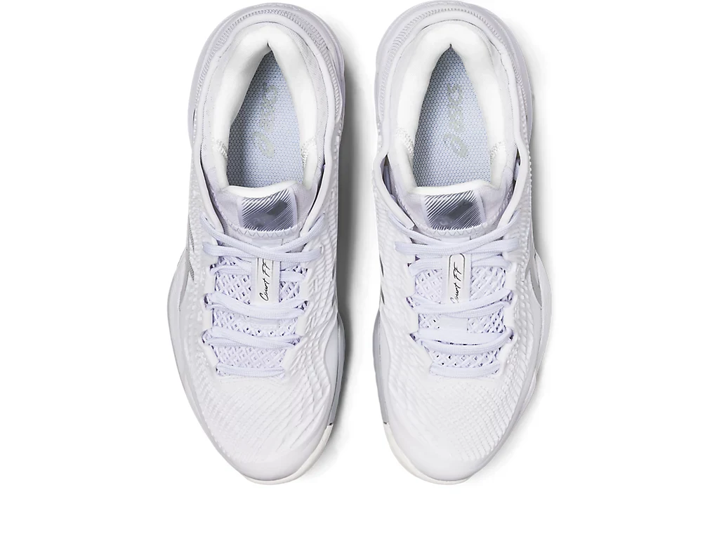 Asics Women’s Court FF3 White Pure Silver - Image 5