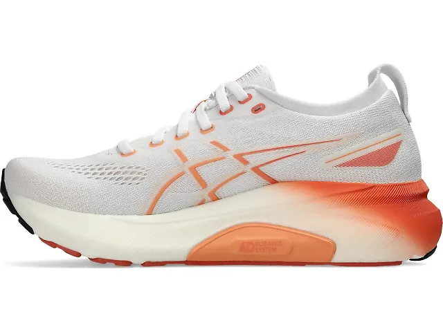 Asics Women's Gel Kayano 31 White Faded Orange - Image 3