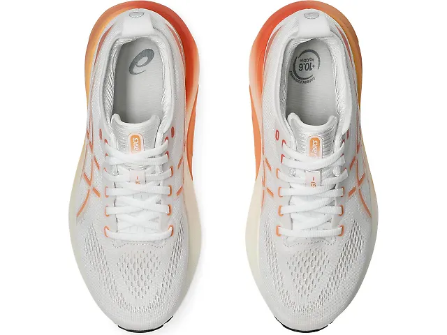 Asics Women's Gel Kayano 31 White Faded Orange - Image 5