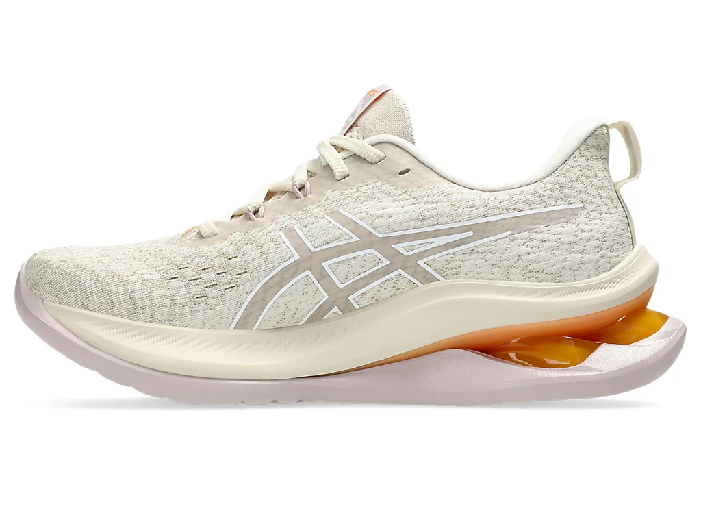 Asics Women's Gel Kinsei Max Oatmeal White - Image 3