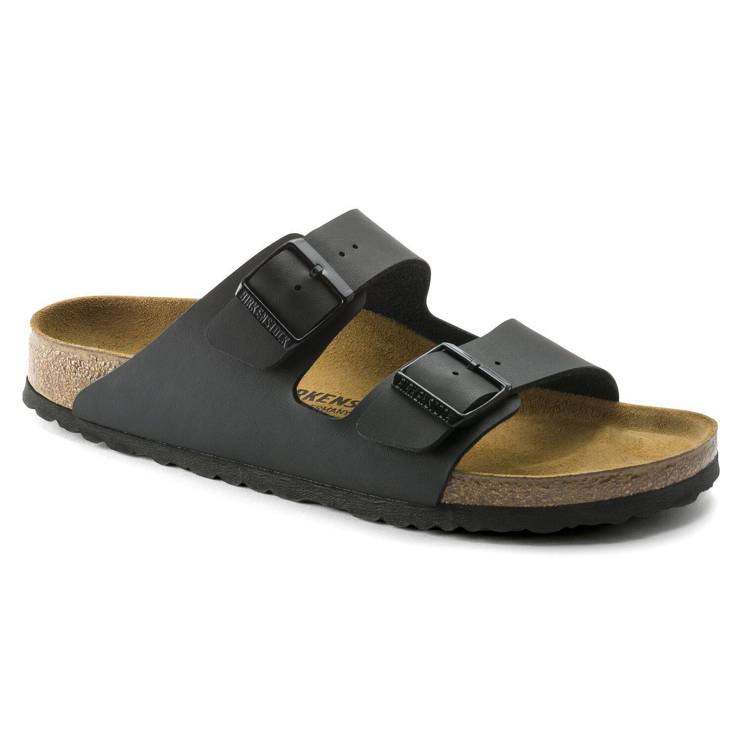 Birkenstock Arizona Birko-Flor Black Hard Footbed 0051791 - Image 3