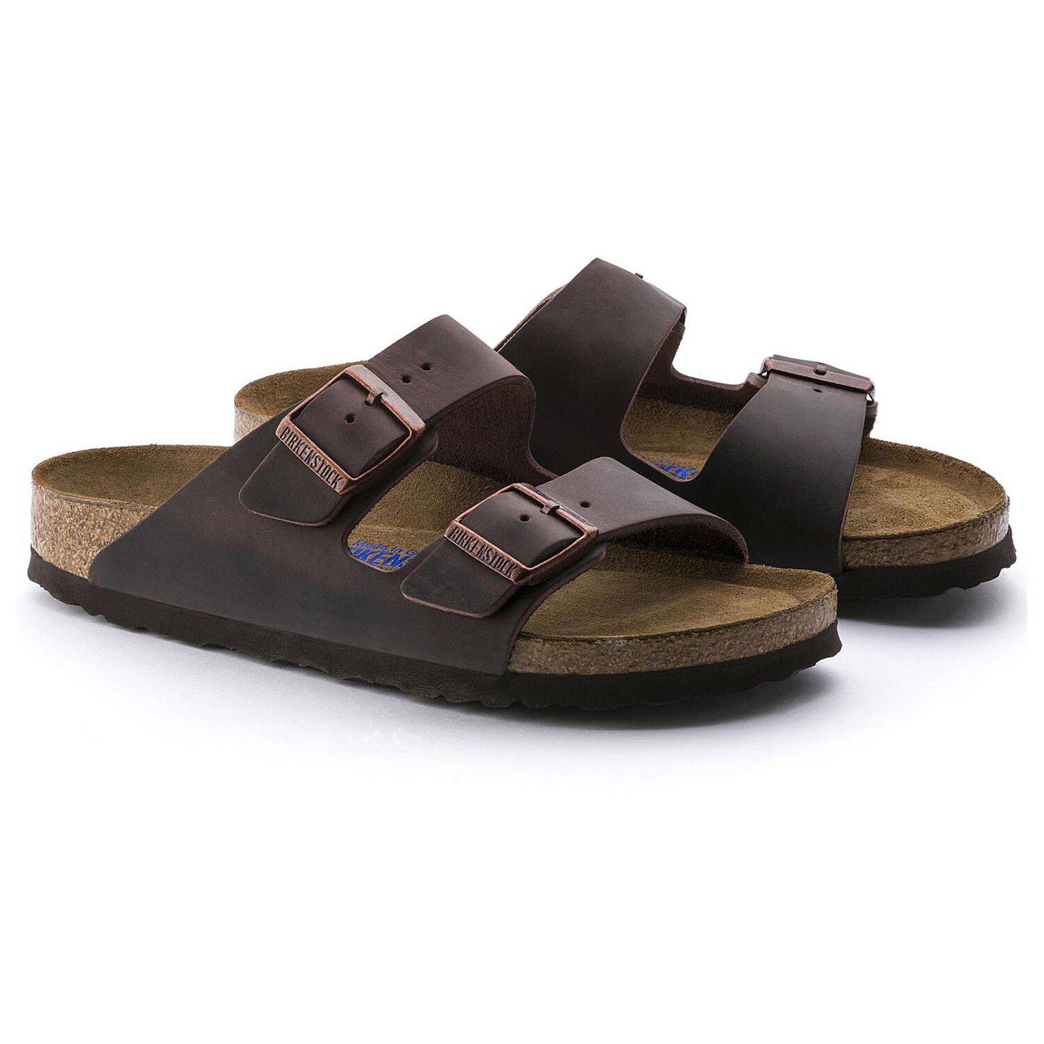 Birkenstock Arizona Habana Oiled Leather Soft Footbed 0452761/0452763 - Image 2
