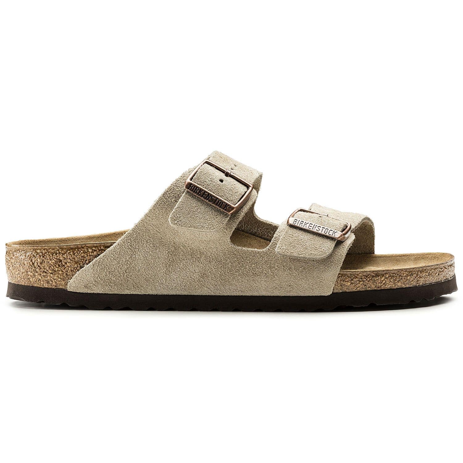 Birkenstock Arizona Taupe Suede Sandal Hard Footbed 0051461/0051463 - Image 5