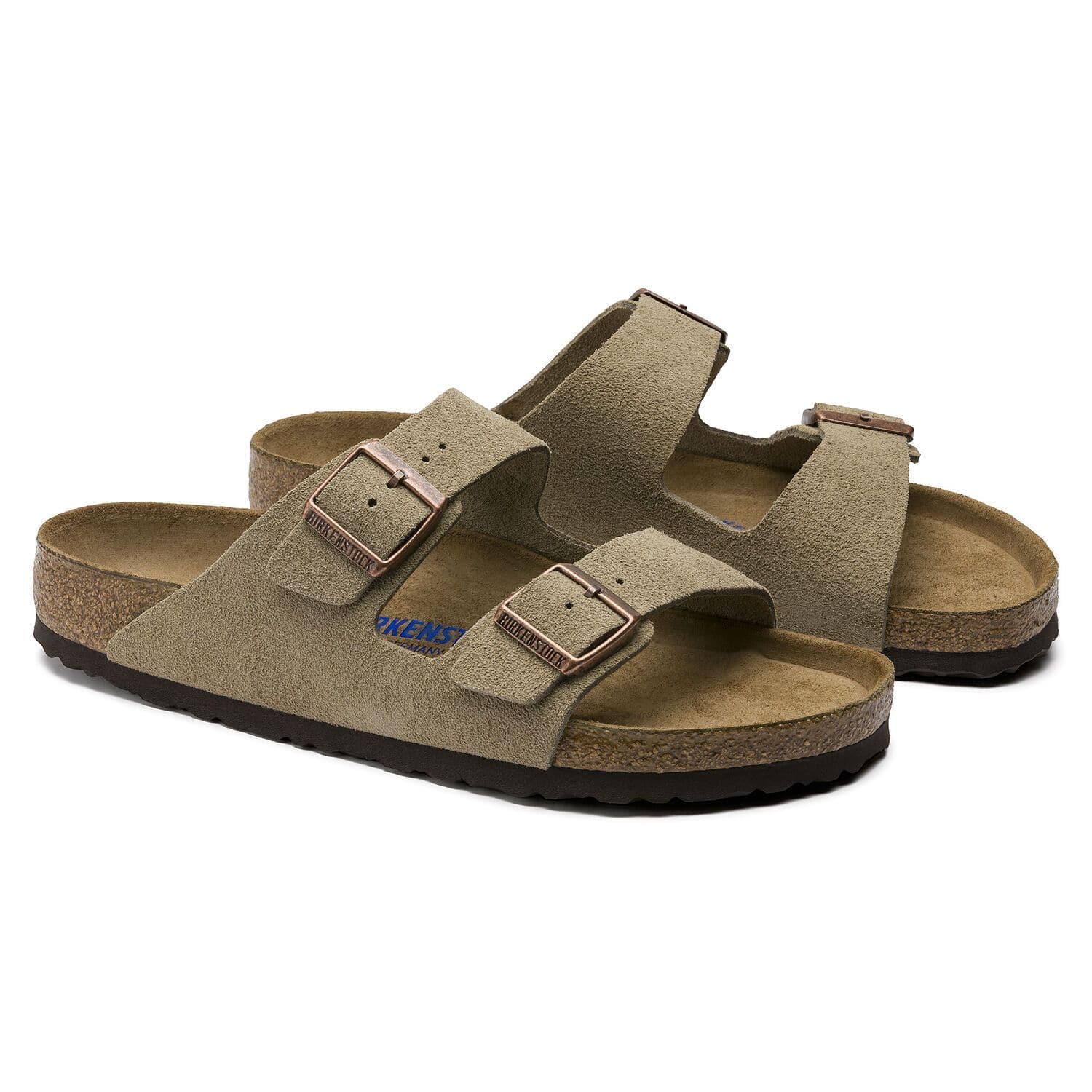 Birkenstock Arizona Taupe Suede Soft Footbed 0951301/0951303 - Image 2