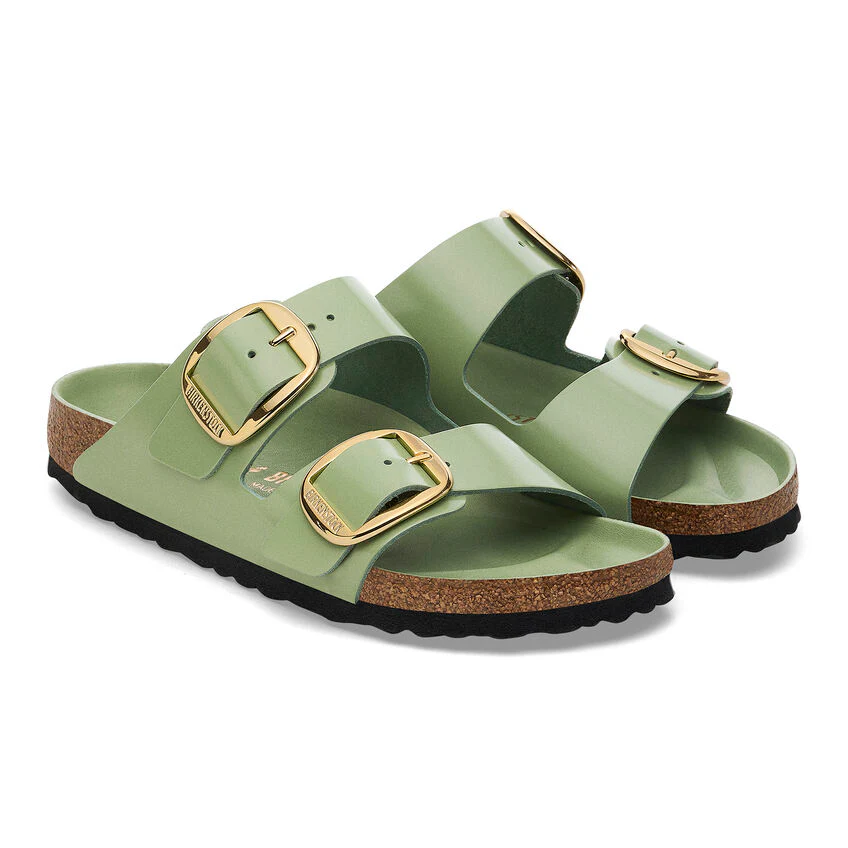 Birkenstock Women’s Arizona Big Buckle High-Shine Green Tea - Image 4
