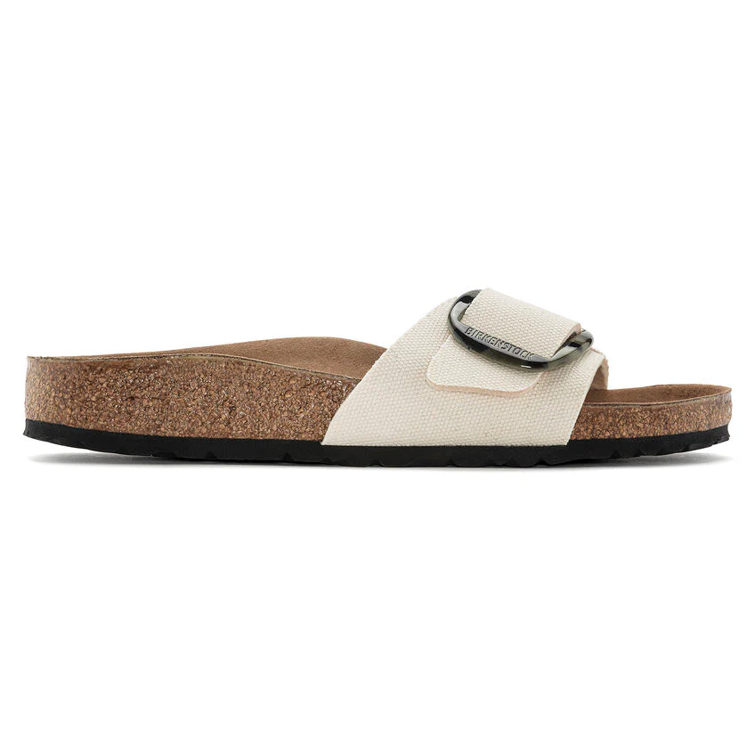Birkenstock Women’s Madrid Big Buckle Rivet Eggshell 1024068 - Image 3