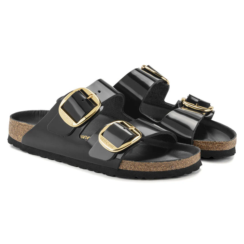 Birkenstock Women's Arizona Big Buckle High Shine Black - Image 3