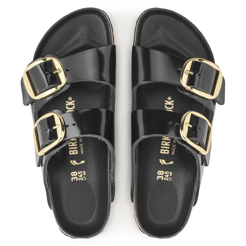 Birkenstock Women's Arizona Big Buckle High Shine Black - Image 4