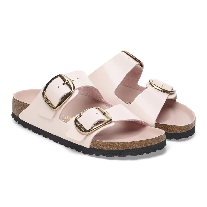 Birkenstock Women's Arizona Big Buckle High Shine Light Rose - Image 4