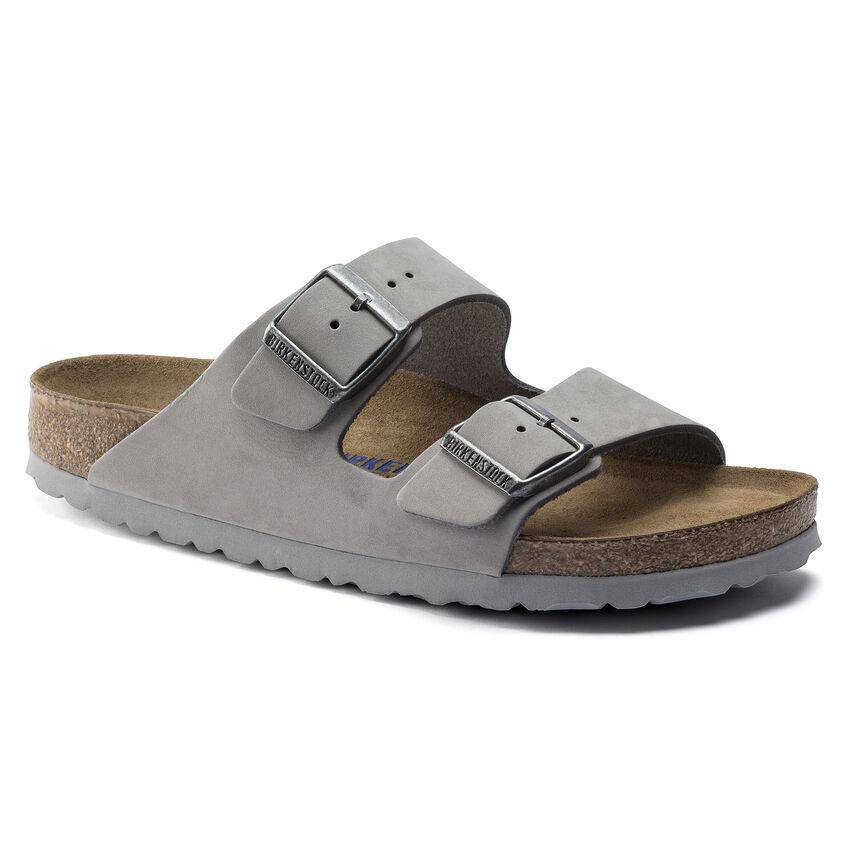 Birkenstock Women's Arizona Dove Grey Suede Soft Footbed 1020877 - Image 4