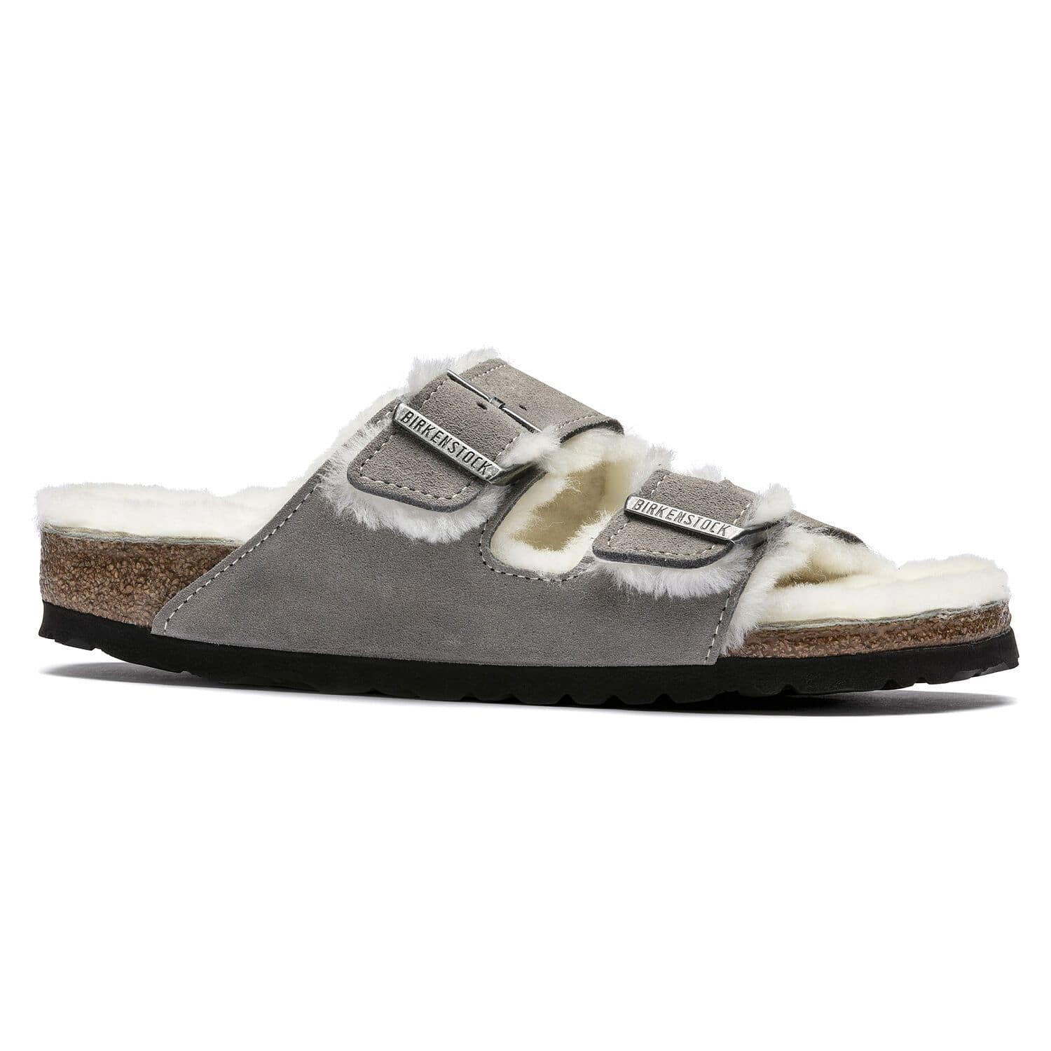 Birkenstock Women's Arizona Fur Stone Coin Shearling - Image 6