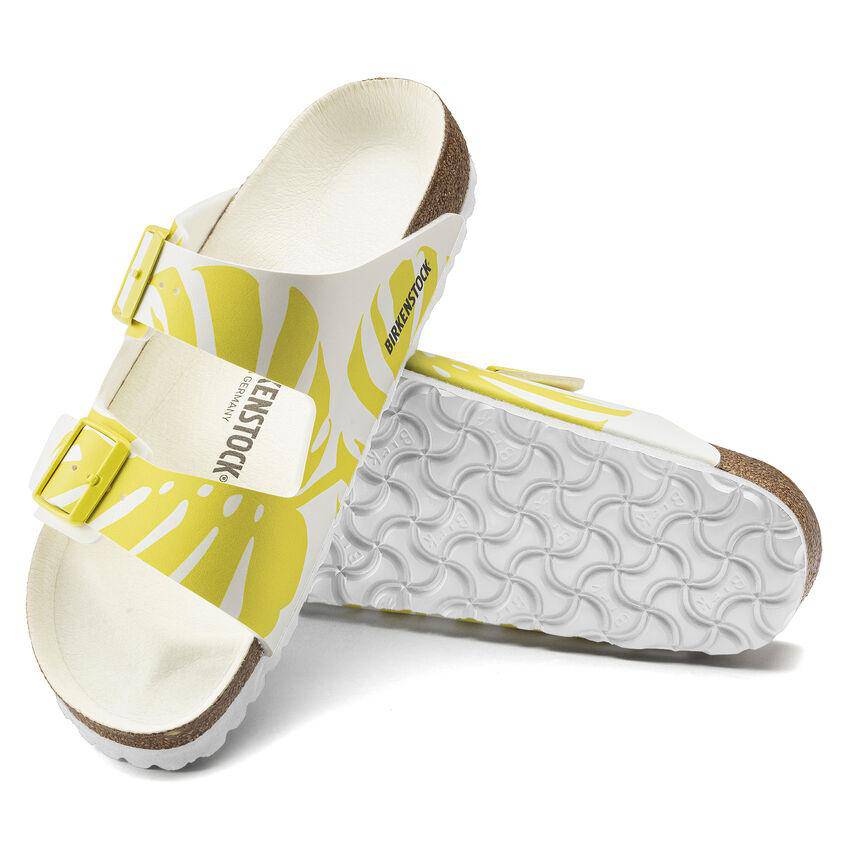 Birkenstock Women's Arizona Monstera White Lime Sour