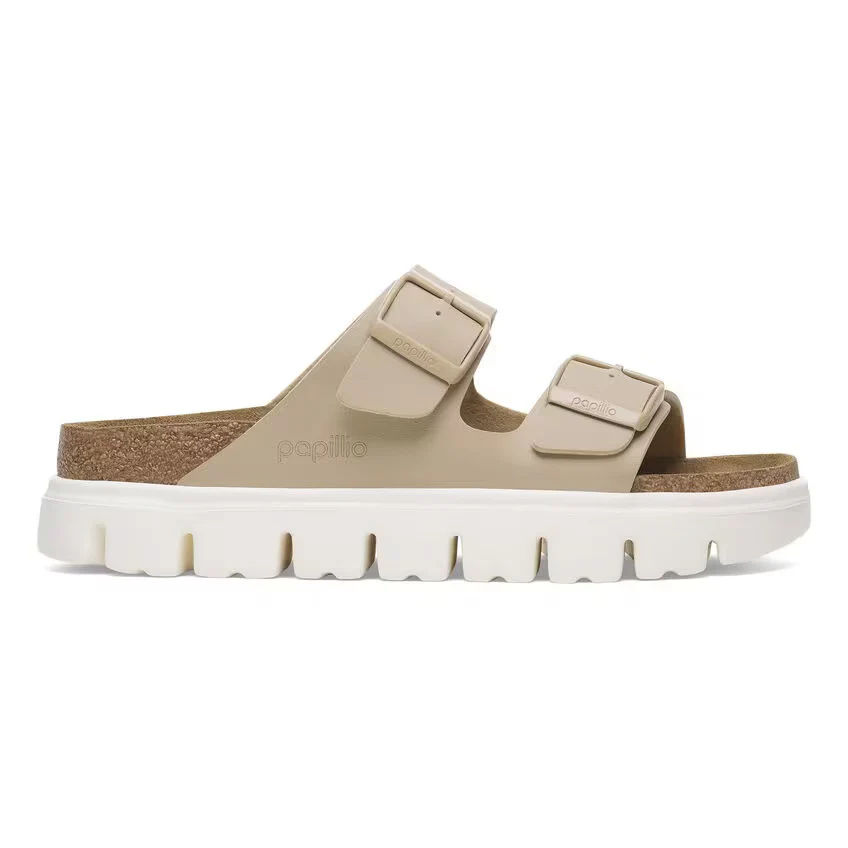 Birkenstock Women's Arizona Pap Chunky Birko Flor Sandcastle 1029094 - Image 5