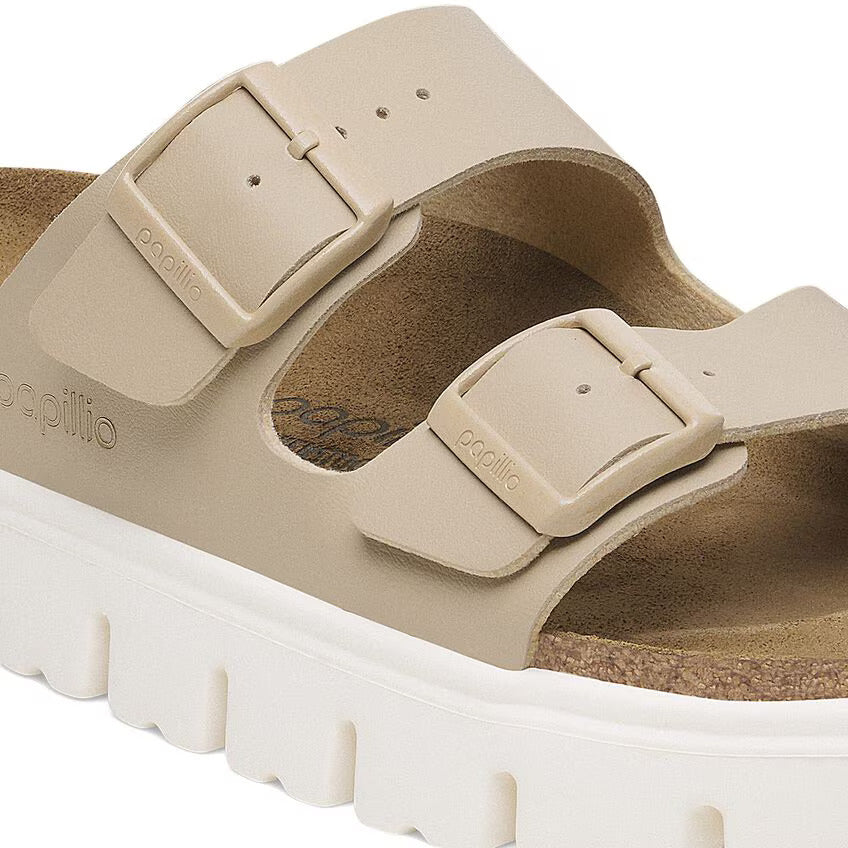 Birkenstock Women's Arizona Pap Chunky Birko Flor Sandcastle 1029094 - Image 6