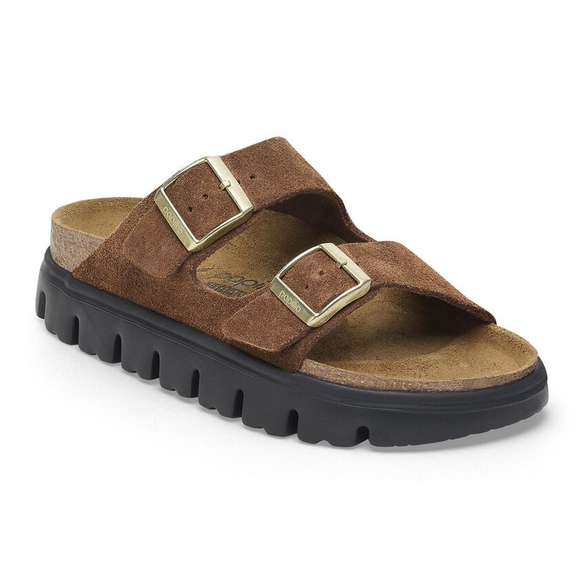 Birkenstock Women's Arizona Pap Chunky Dark Tea Black 1028389 - Image 3