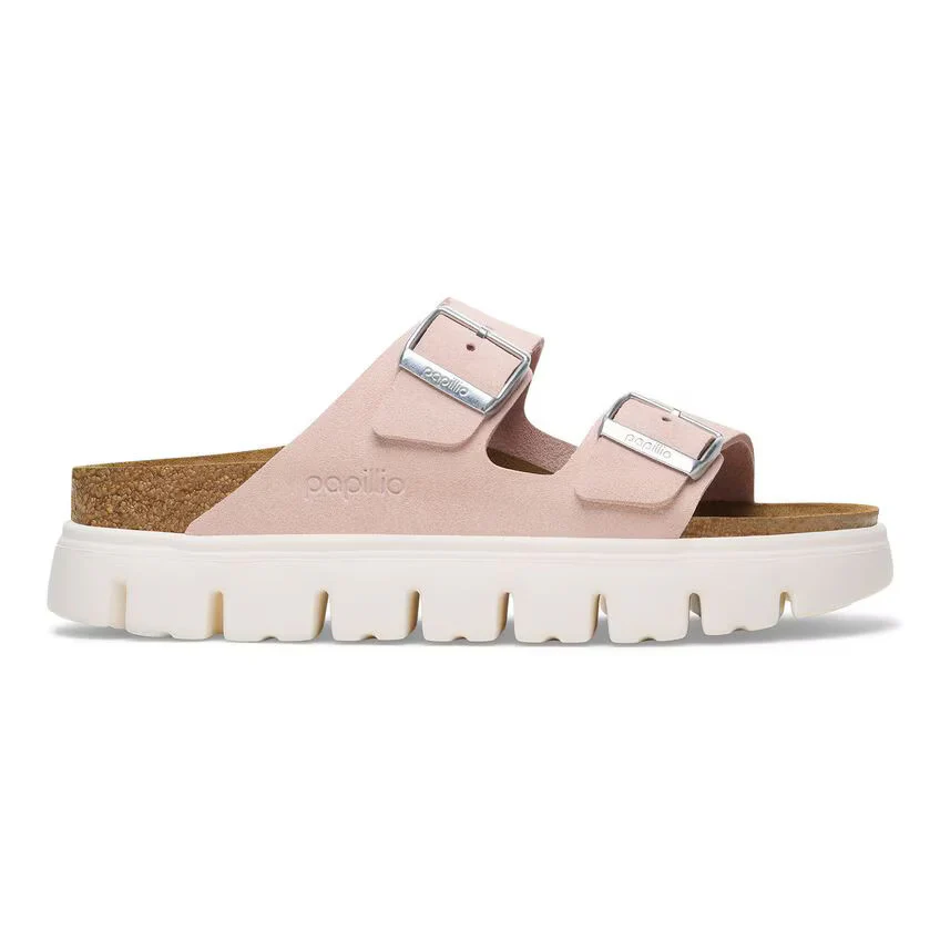Birkenstock Women's Arizona Pap Chunky Suede Leather Light Rose 1029117 - Image 3