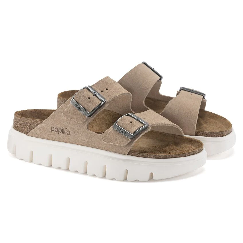 Birkenstock Women's Arizona Pap Chunky Warm Sand 1024950 - Image 4