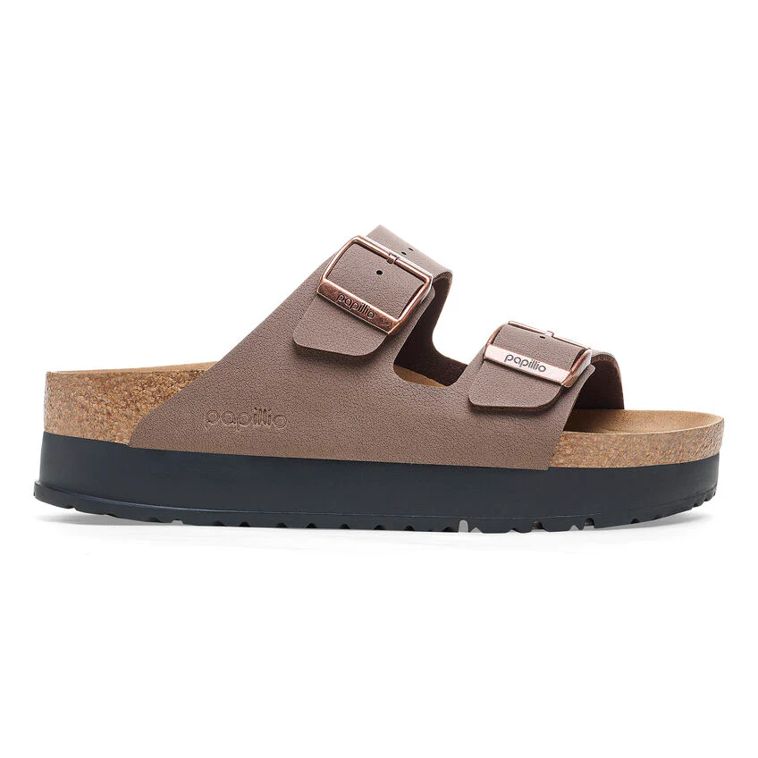 Birkenstock Women's Arizona PAP Flex Platform Birko Flor Mocca 1027417 - Image 5
