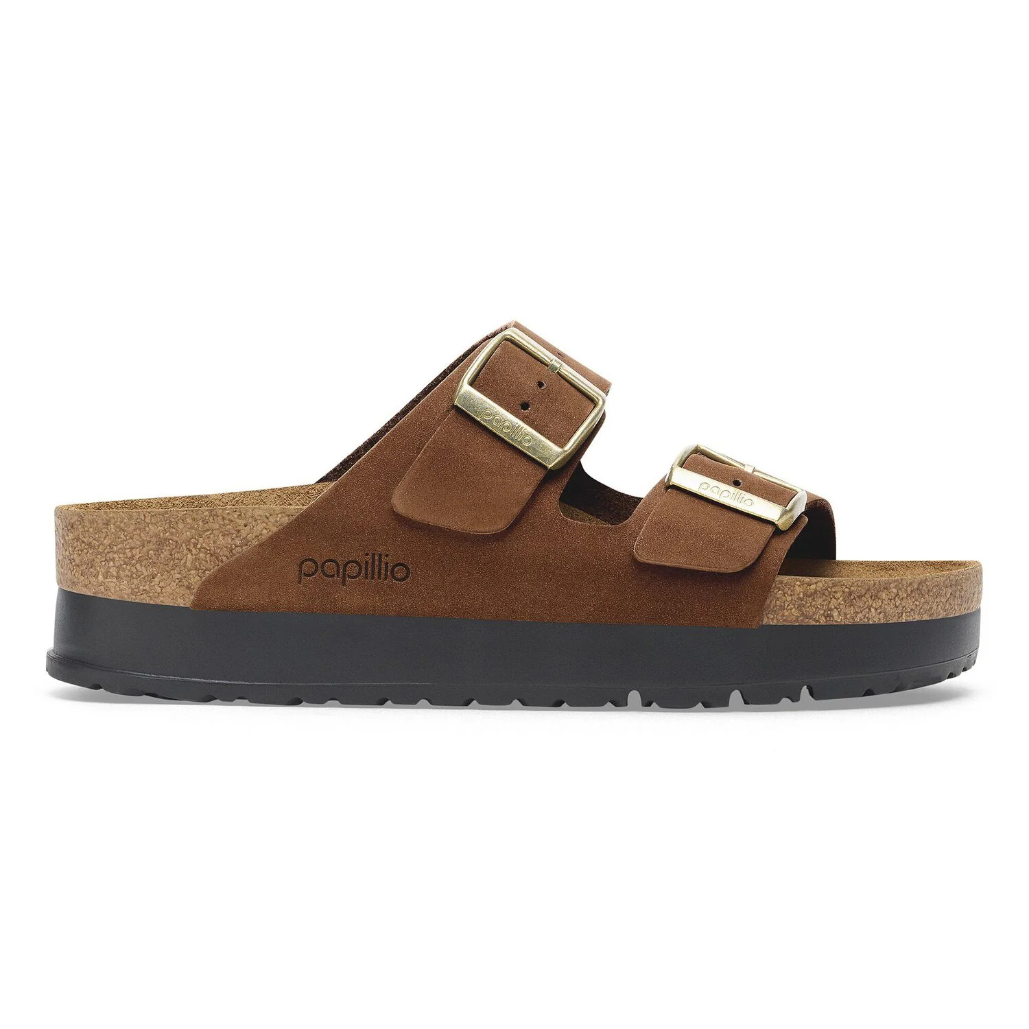 Birkenstock Women's Arizona Pap Flex Platform Dark Tea 1028366 - Image 3