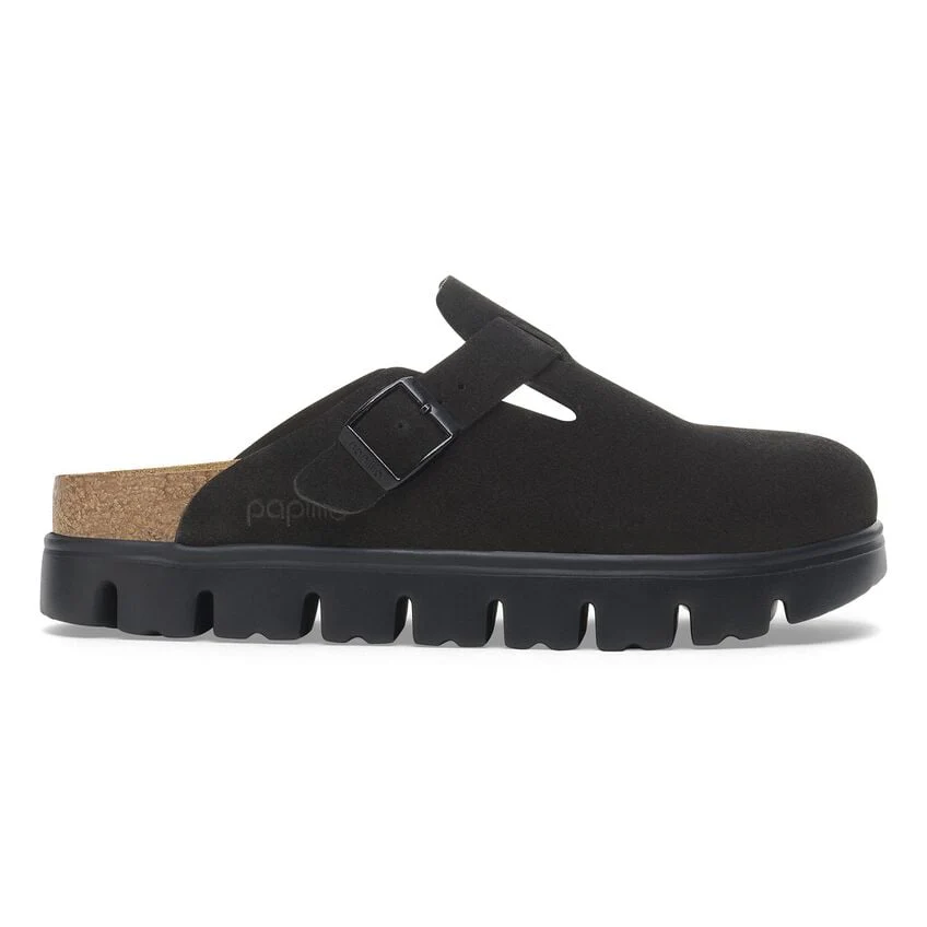 Birkenstock Women's Boston Pap Chunky Black Black 1028317 - Image 3