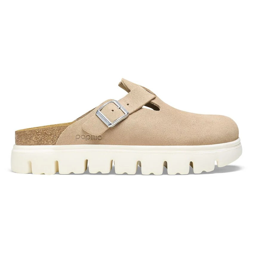 Birkenstock Women's Boston Pap Chunky Warm Sand 1026176 - Image 5