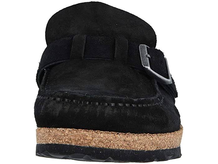 Birkenstock Women's Buckley Black Suede Leather Clogs - Image 3
