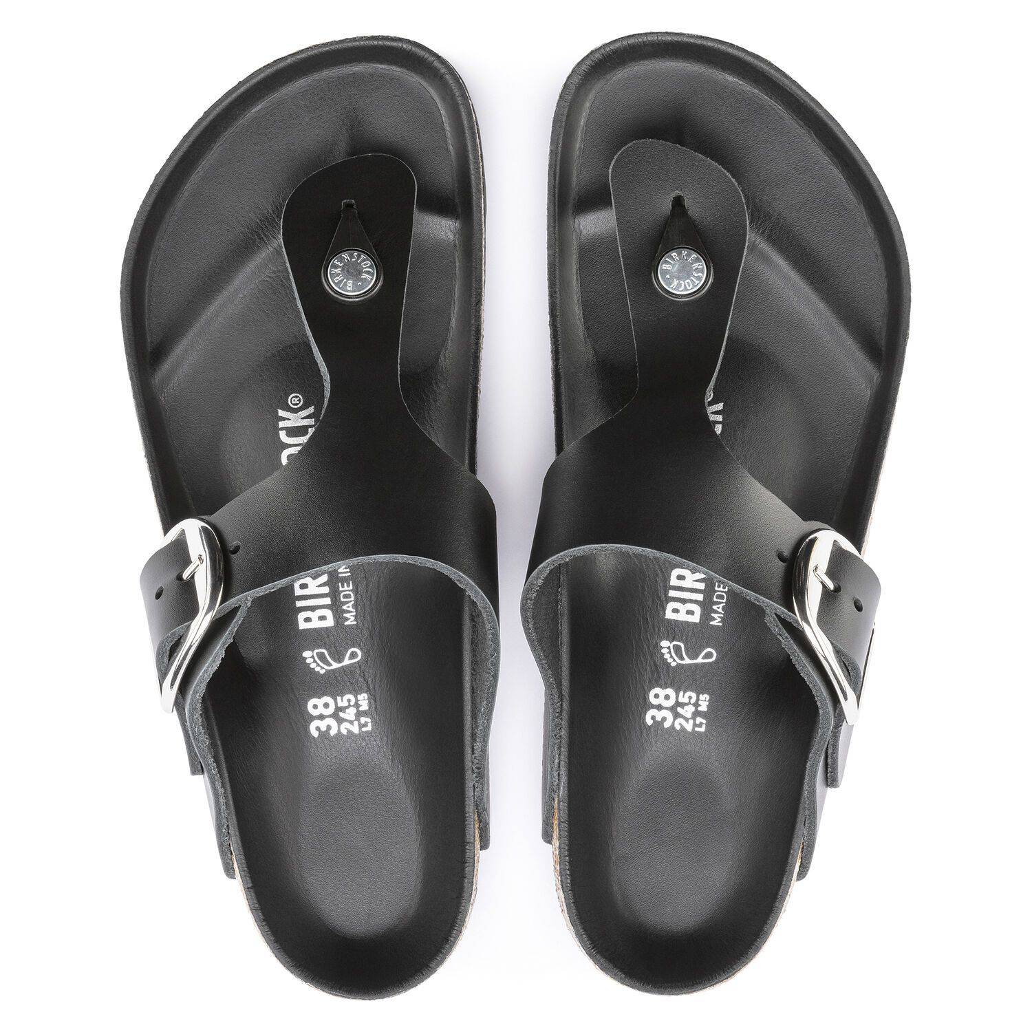 Birkenstock Women's Gizeh Big Buckle Black 1018753 - Image 4