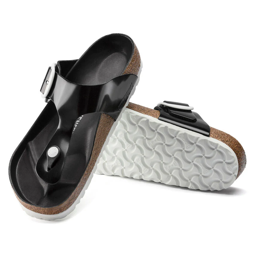 Birkenstock Women's Gizeh Big Buckle Black Patent 1023841