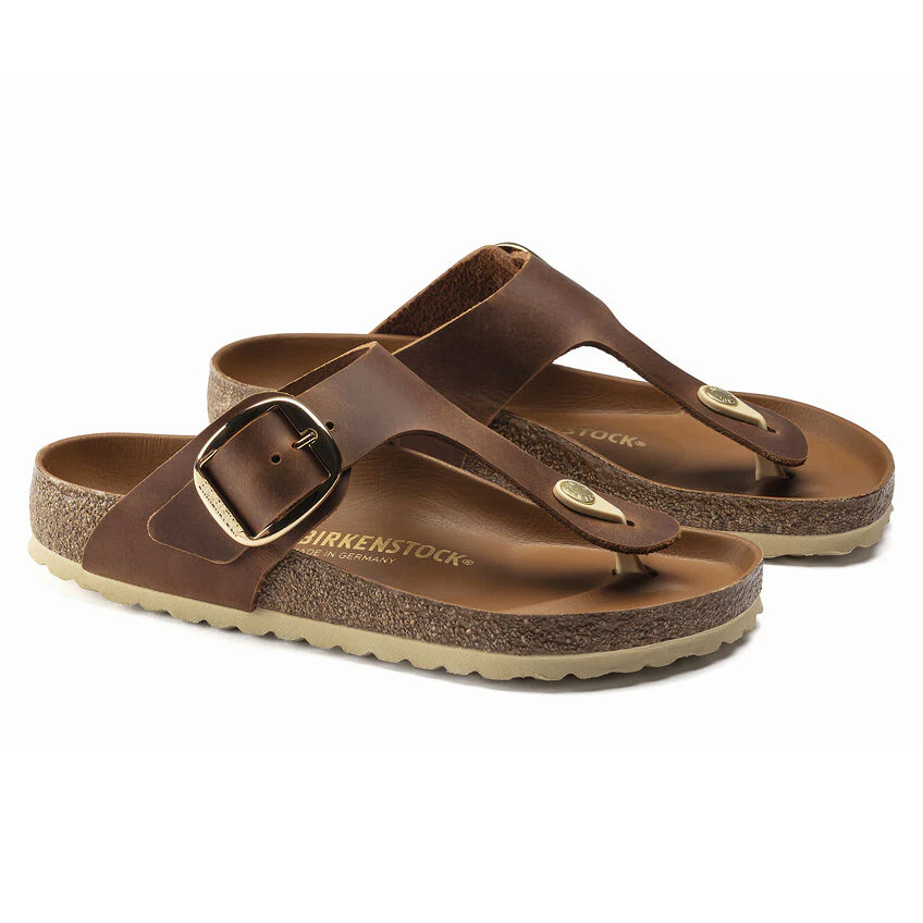 Birkenstock Women's Gizeh Big Buckle Cognac 1018745 - Image 4