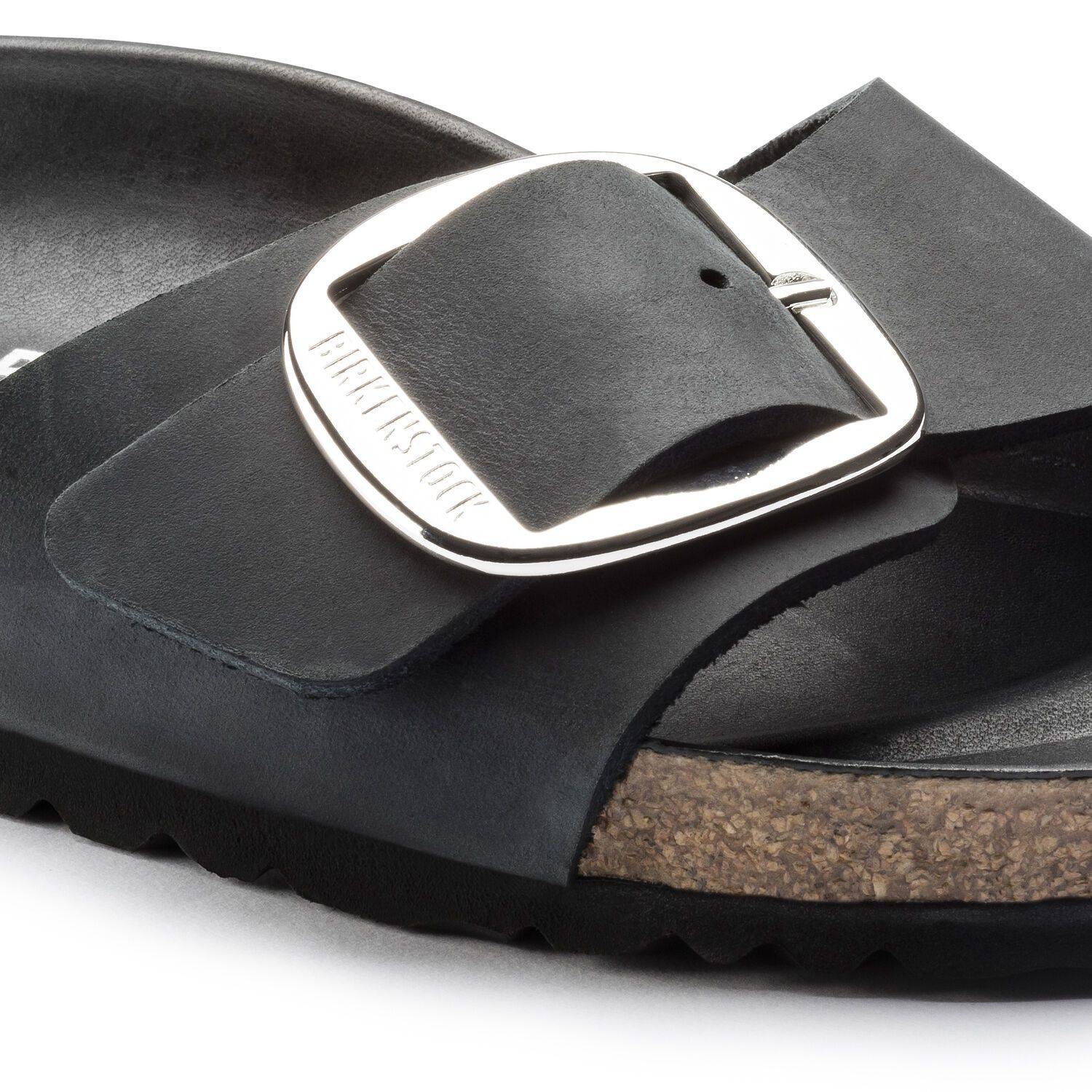 Birkenstock Women's Madrid Big Buckle Black 1006523 - Image 6