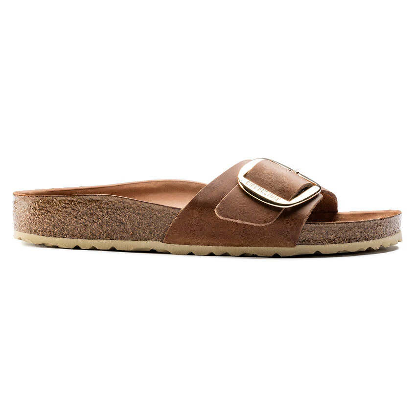 Birkenstock Women's Madrid Big Buckle Cognac 1006525 - Image 3