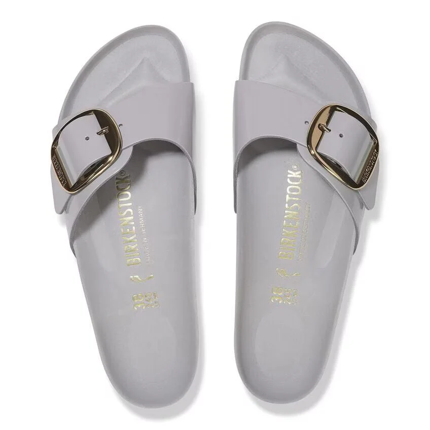 Birkenstock Women's Madrid Big Buckle High Shine Stone Coin - Image 3
