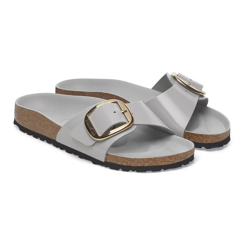 Birkenstock Women's Madrid Big Buckle High Shine Stone Coin - Image 4