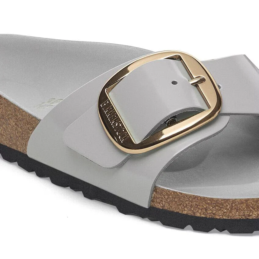 Birkenstock Women's Madrid Big Buckle High Shine Stone Coin - Image 6