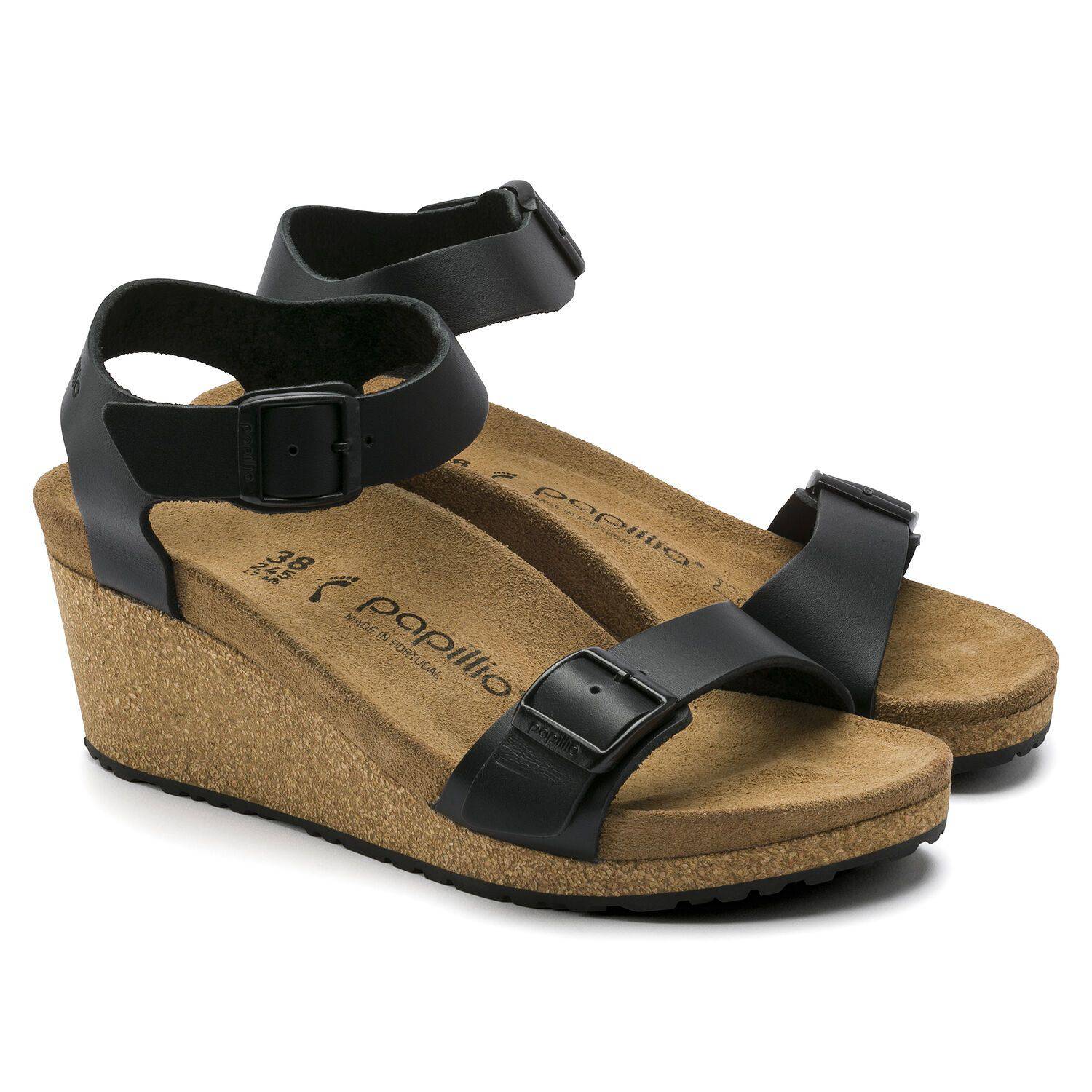 Birkenstock Women's Soley Ring Wedge Black - Image 4