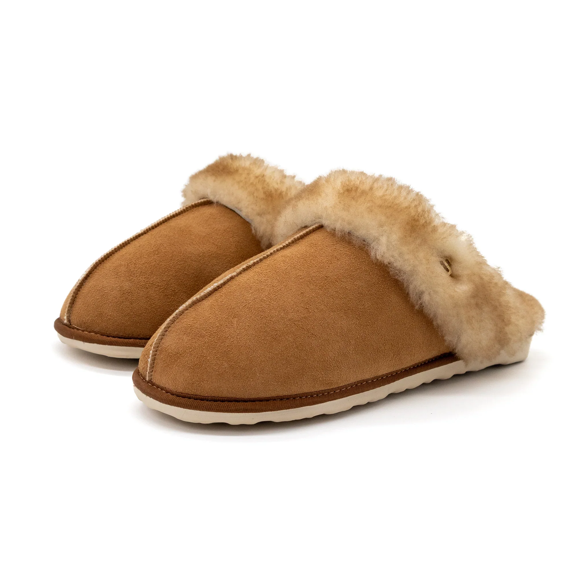BLKSWN Women's Magnolia Slipper Chestnut Shearling - Image 2