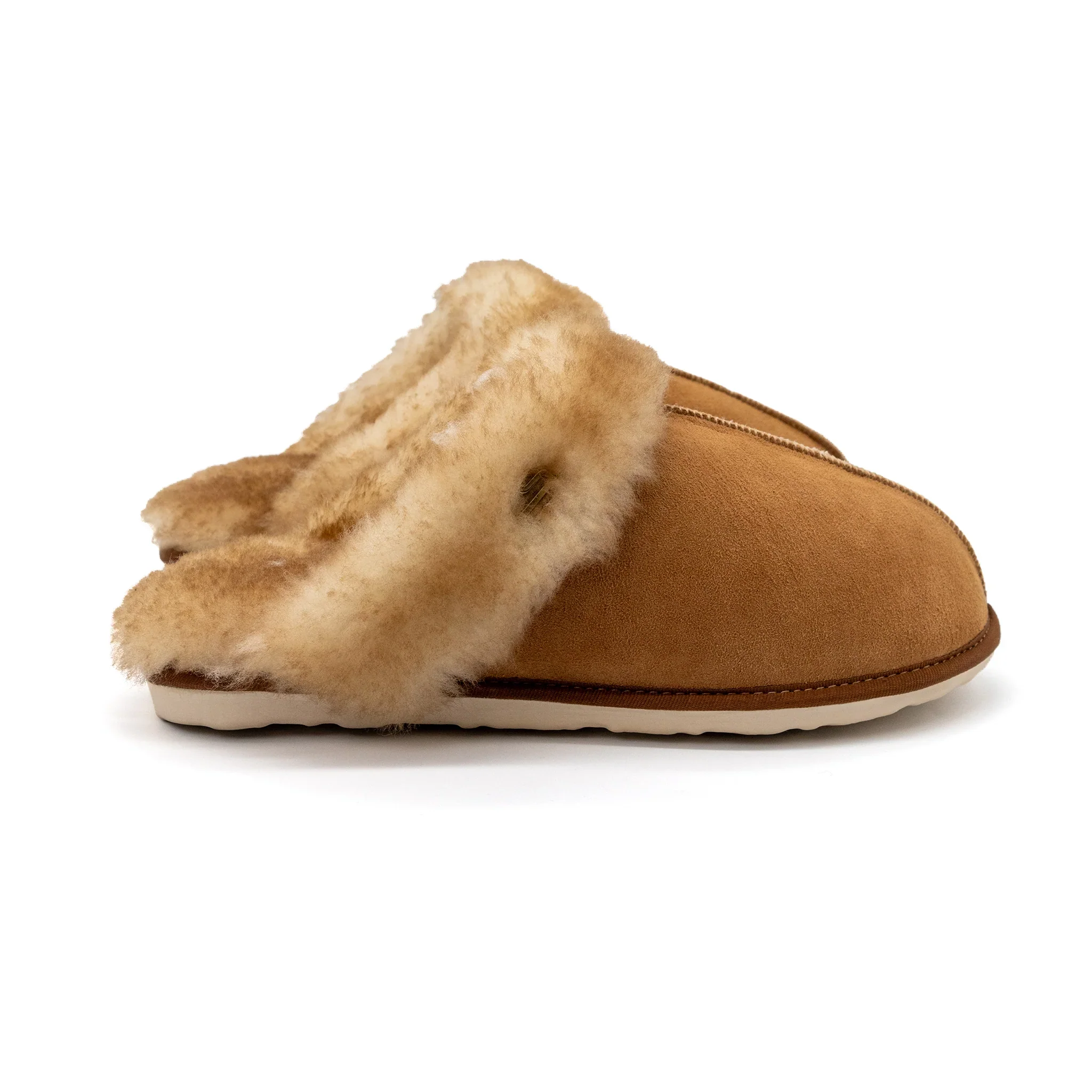BLKSWN Women's Magnolia Slipper Chestnut Shearling - Image 7